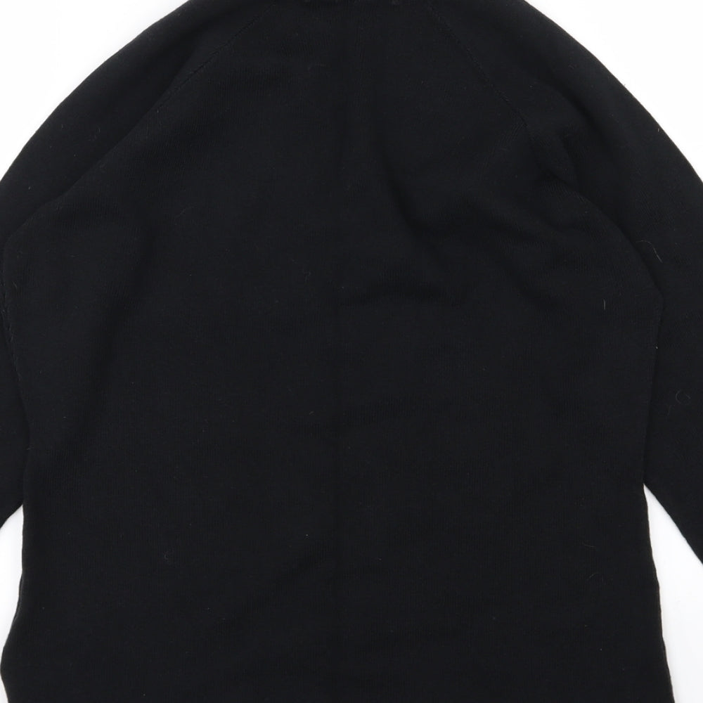 Anthology Womens Black Knit Pullover Jumper Size 16
