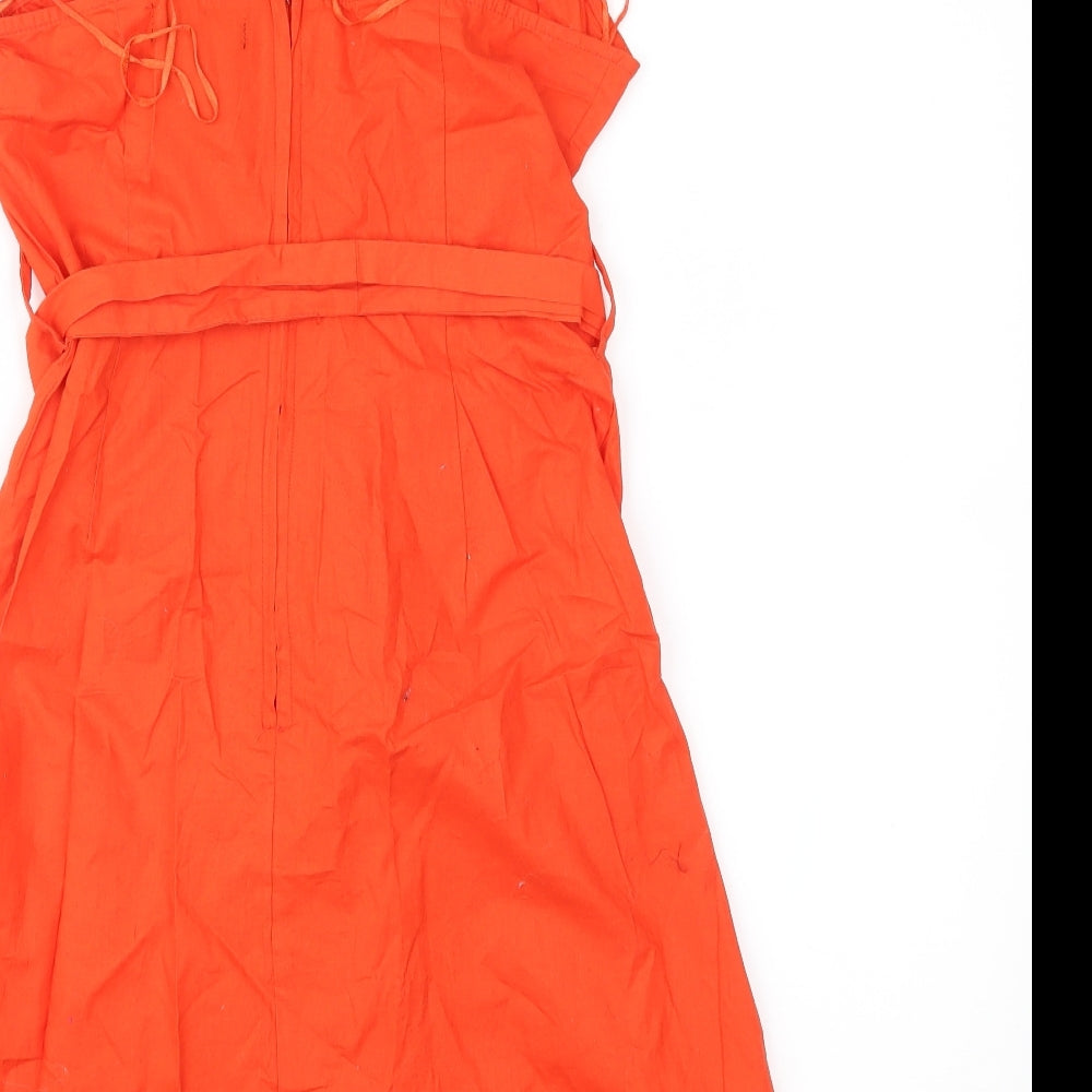 Select Womens Red Fit & Flare Size 8