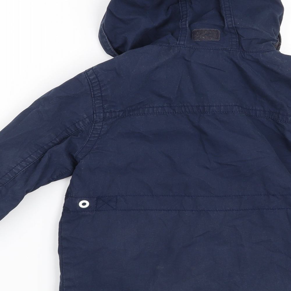 Gap Boys Blue Overcoat Coat Size 4-5 Years