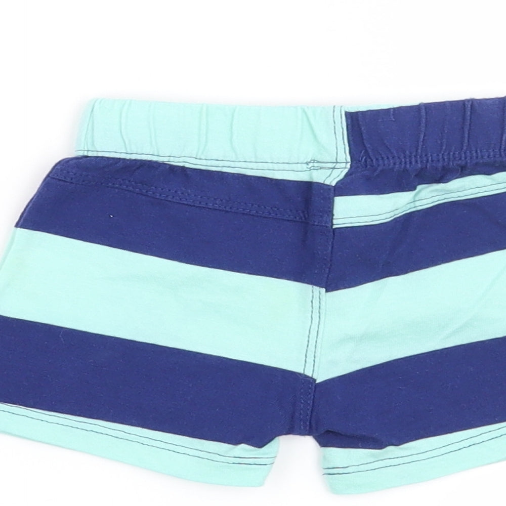 tuc tuc Boys Blue Striped Sweatpants Trousers Size 6-9 Months