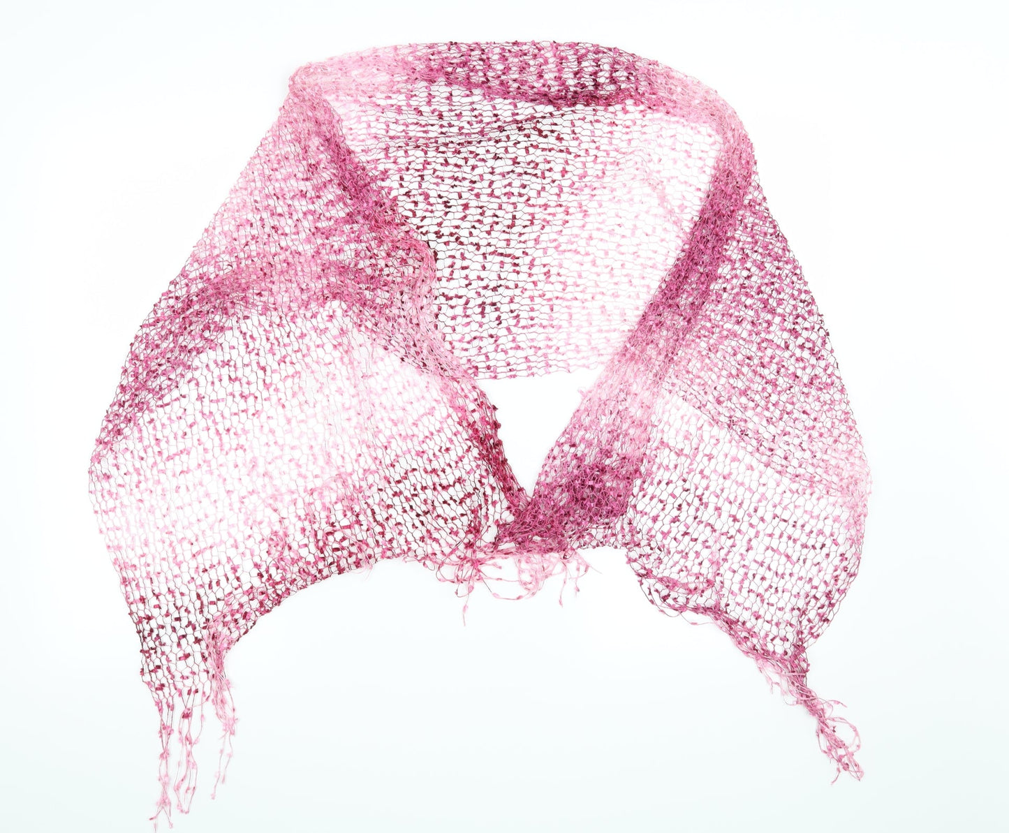 Preworn Womens Pink Shawl/Wrap