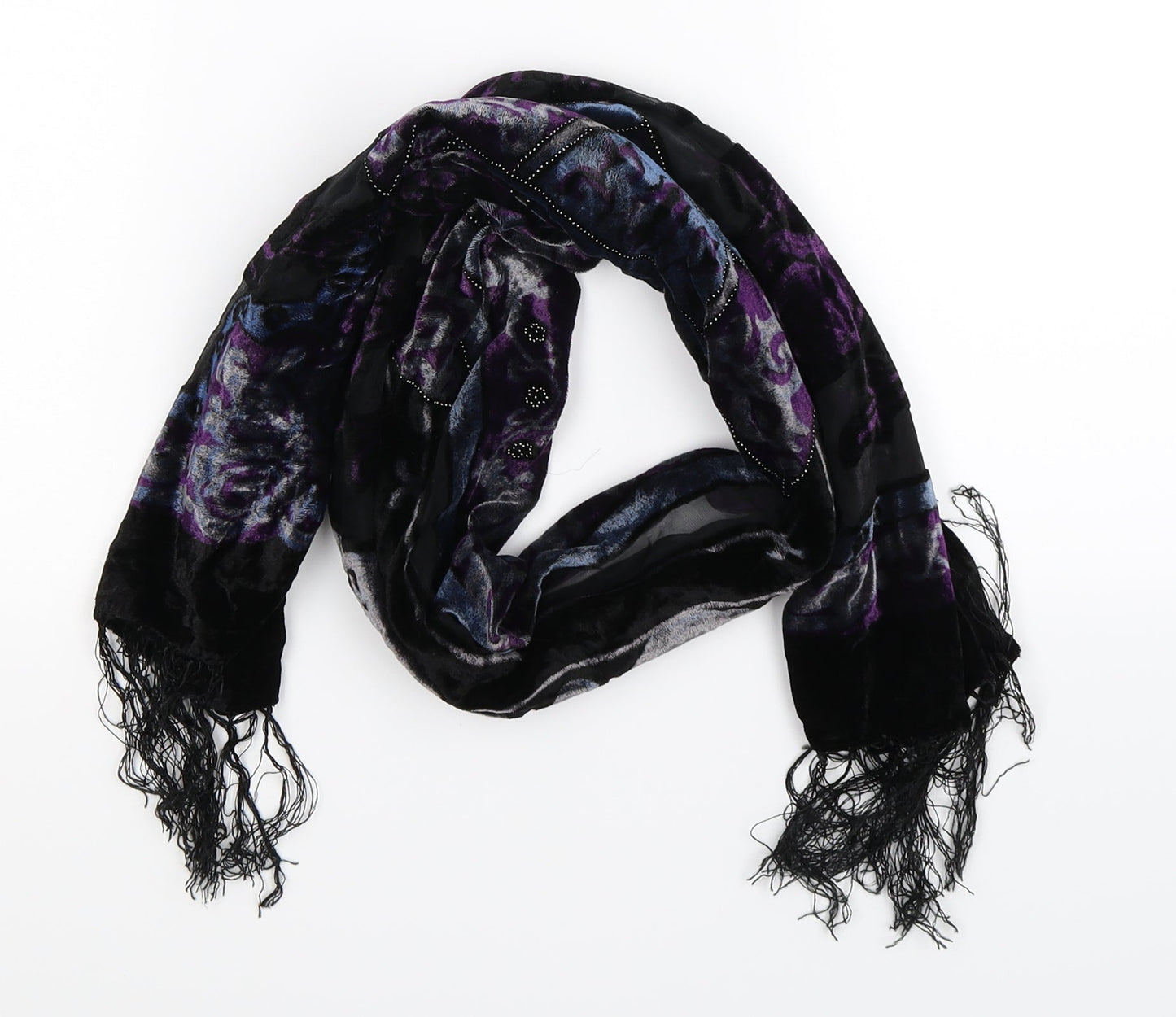 Preworn Womens Multicoloured Floral Scarf