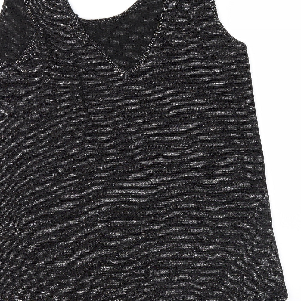 NEXT Womens Black Basic Tank Size XS