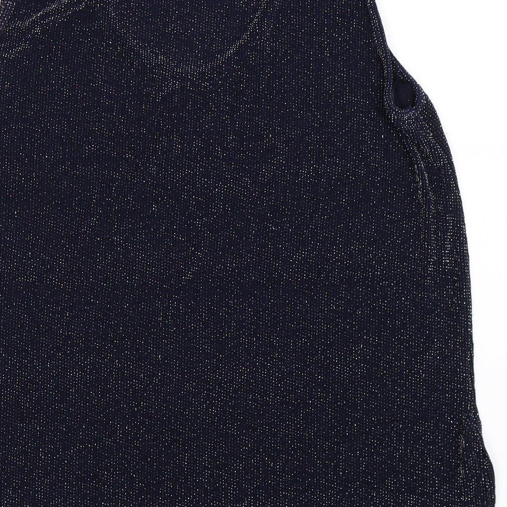 Wallis Womens Blue Basic T-Shirt Size 14