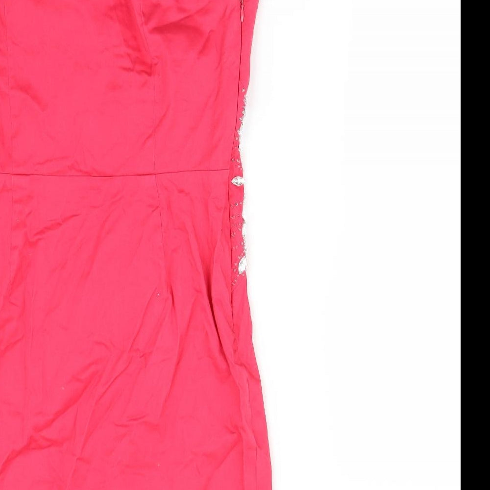 Lipsy Womens Pink Mini Size 14