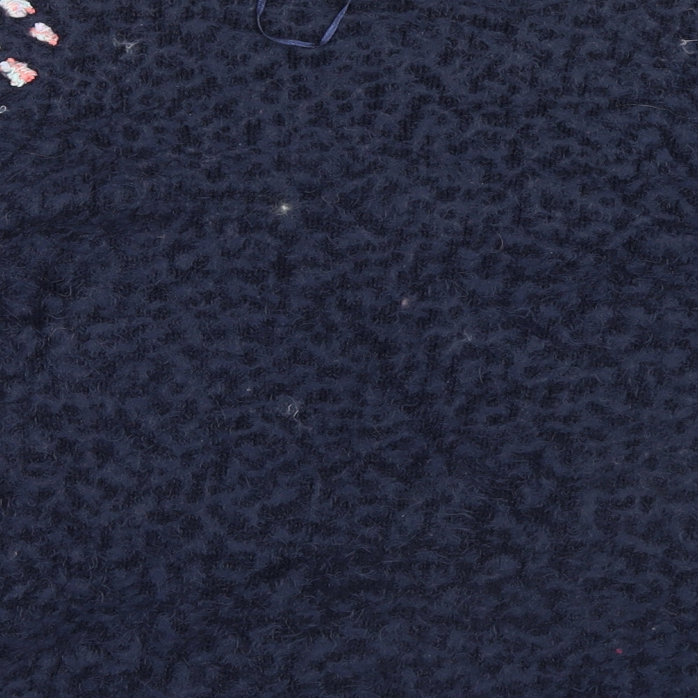 F&F Womens Blue Polka Dot Pullover Jumper Size 16
