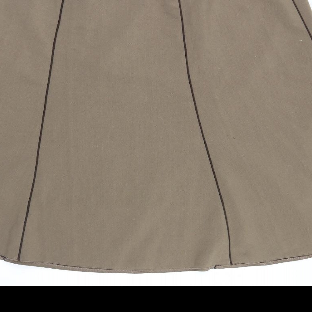 Preworn Womens Green A-Line Skirt Size 20