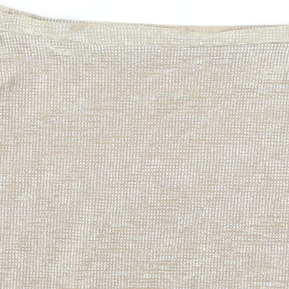 New Look Girls Gold Basic Blouse Size 12 Years