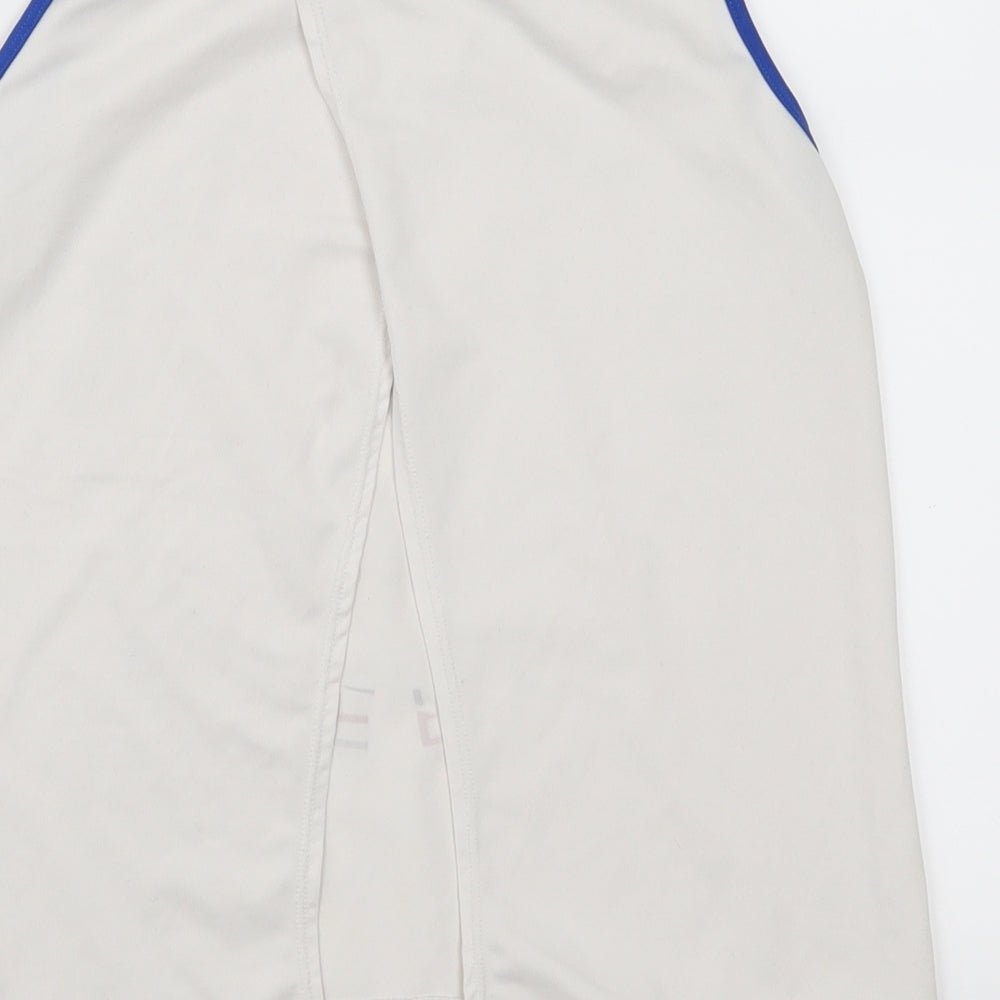 Matalan Girls White Basic Tank Size 9 Years - All I Want Is Everything