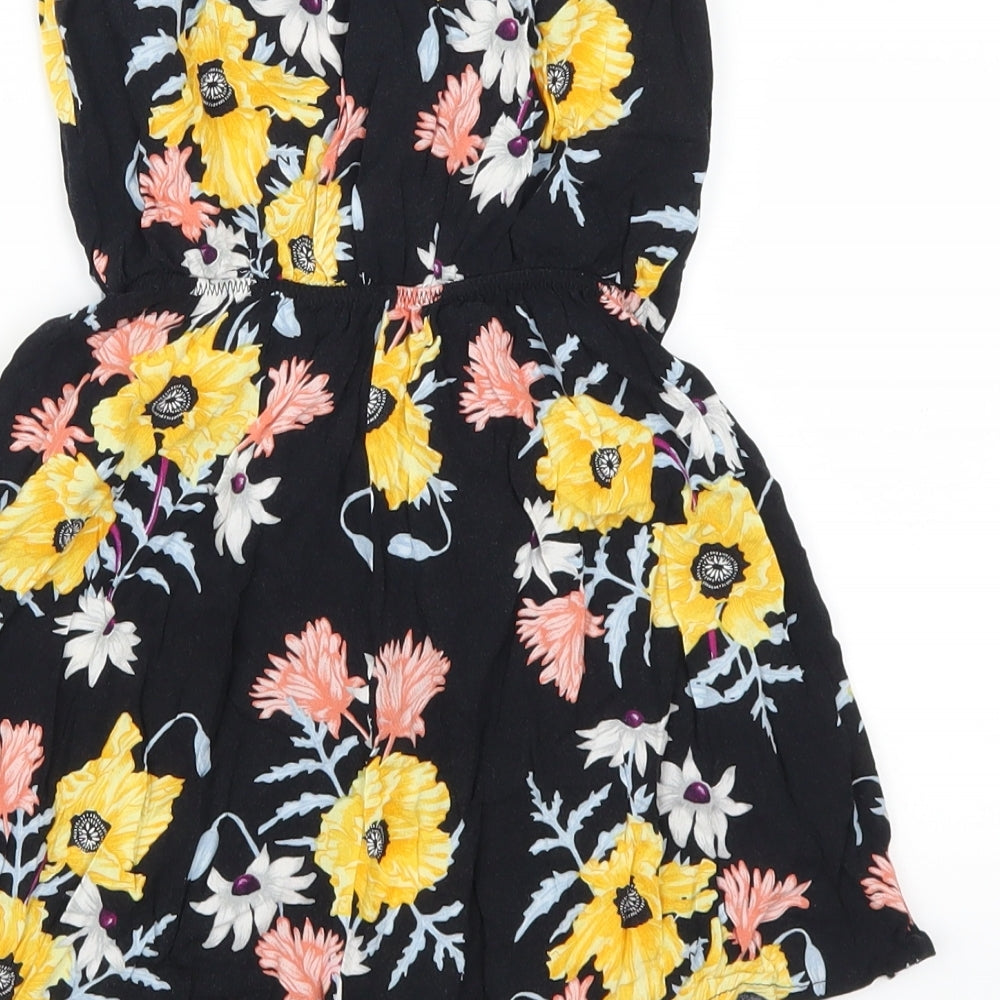 H&M Womens Multicoloured Flecked Playsuit One-Piece Size 6