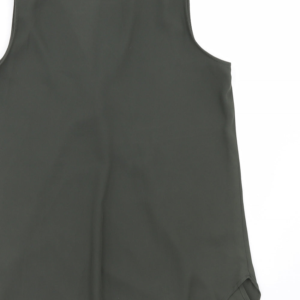 New Look Womens Green Tunic Blouse Size 10