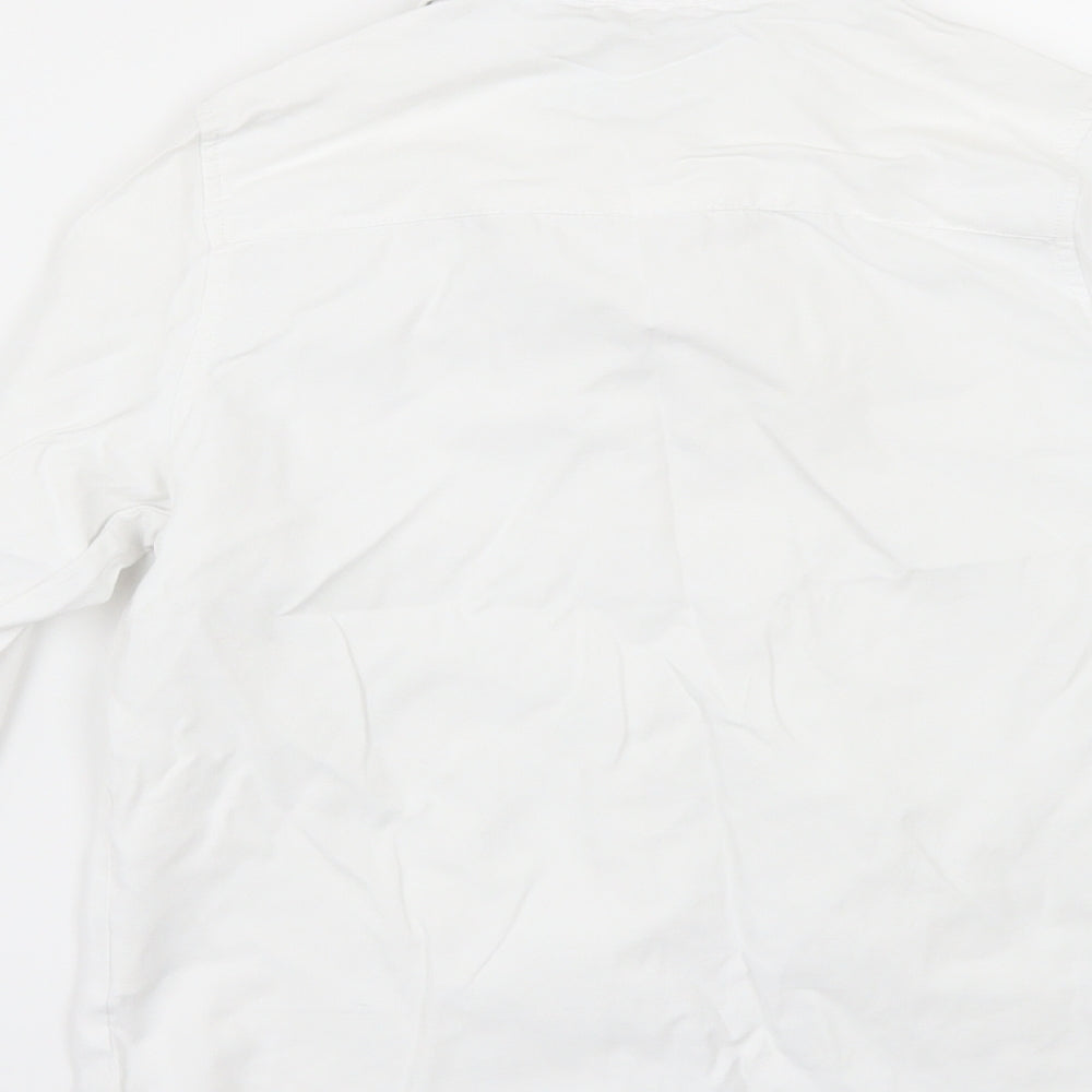 Primark Boys White Basic Button-Up Size 9-10 Years