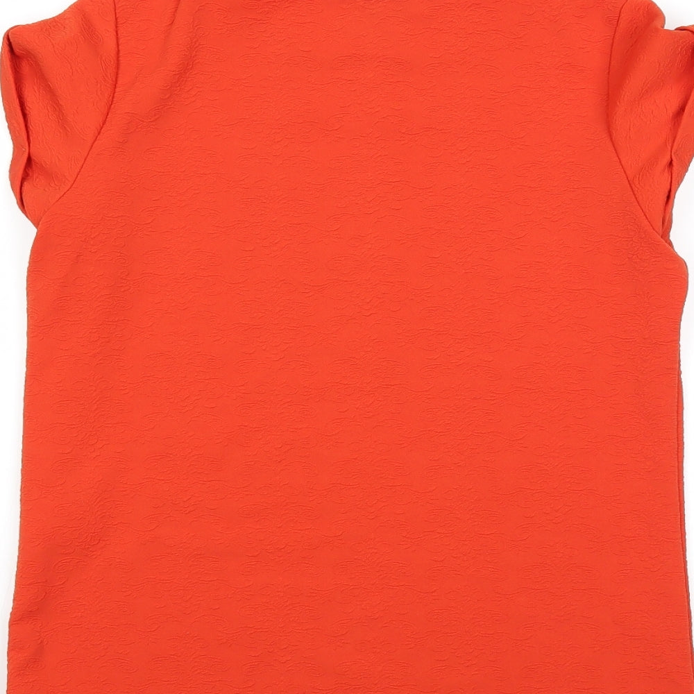 Warehouse Womens Orange Basic Tank Size 8