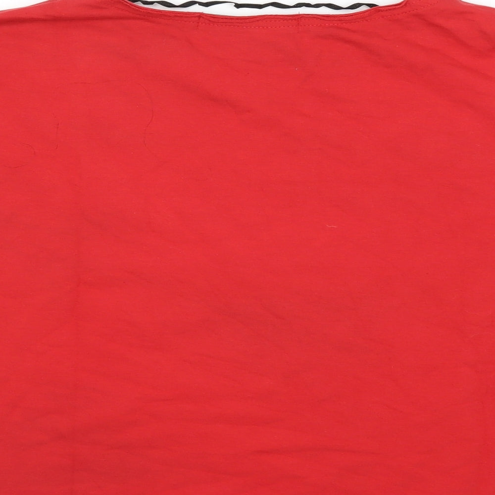 MANILLA Womens Red Pullover Sweatshirt Size M