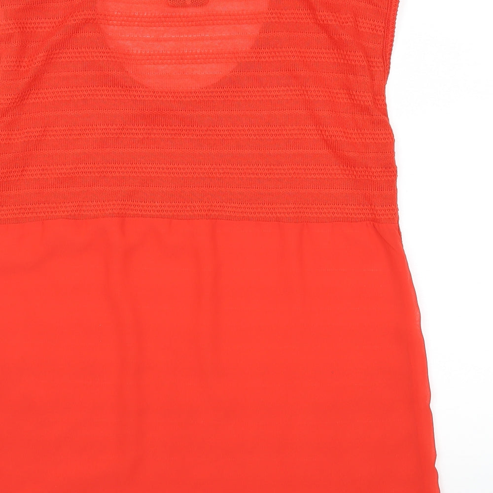 NEXT Womens Red Basic T-Shirt Size 12