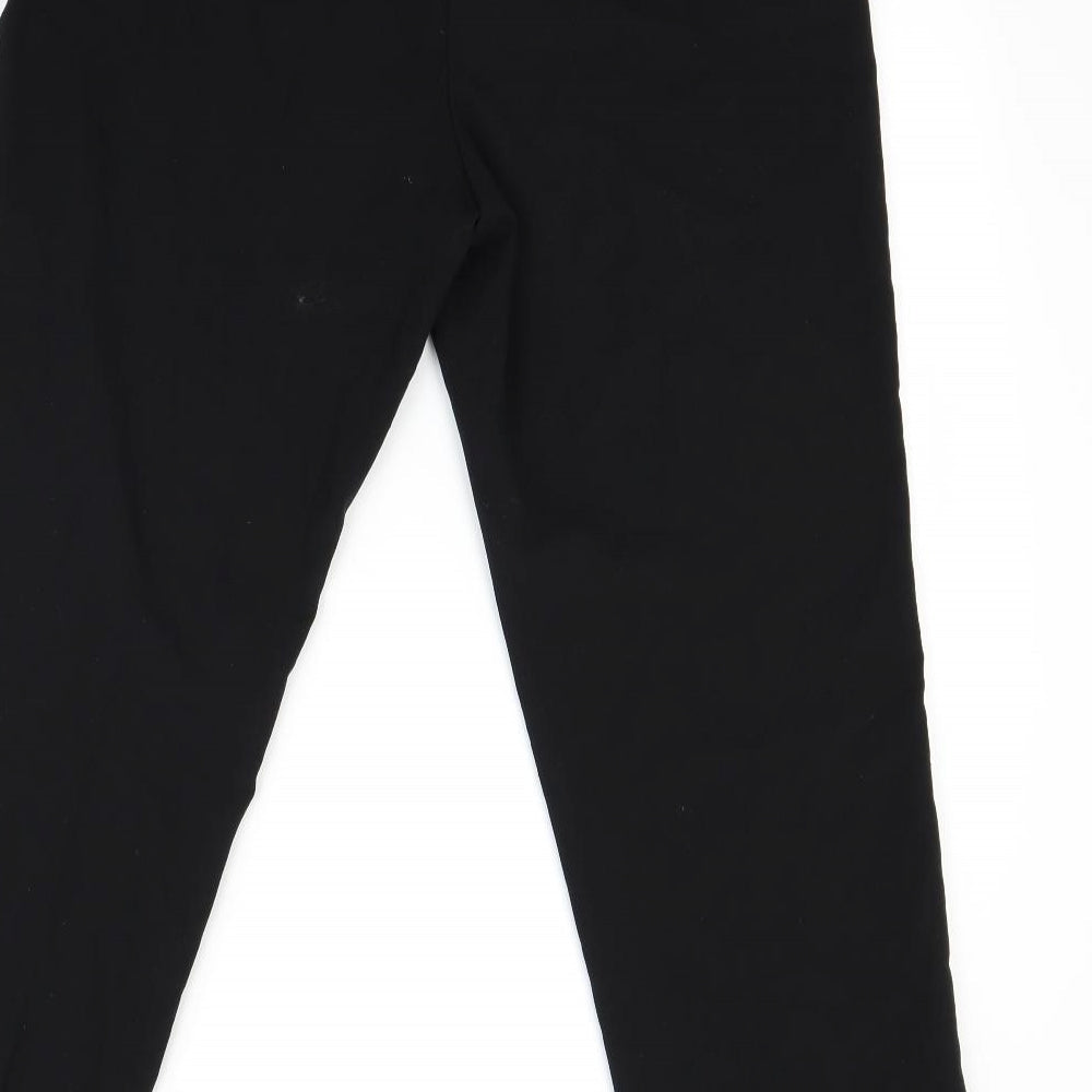 Marks and Spencer Womens Black Trousers Size 14 L26 in