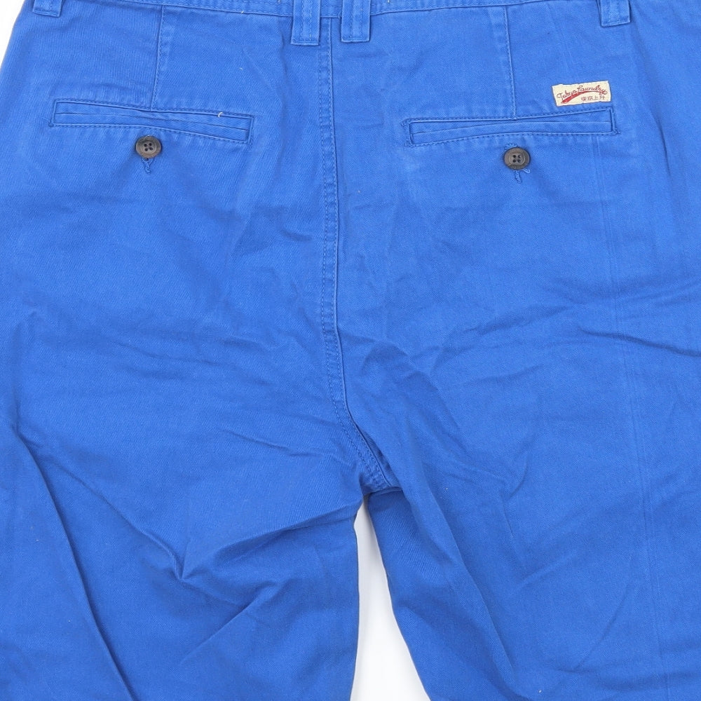 Tokyo Laundry Mens Blue Denim Bermuda Shorts Size M
