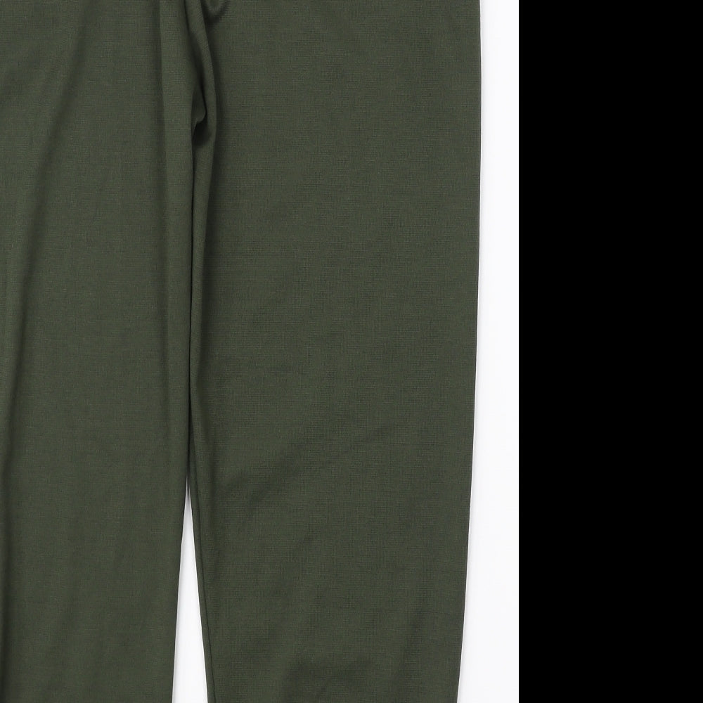 Preworn Womens Green Jogger Trousers Size 26 in L24 in