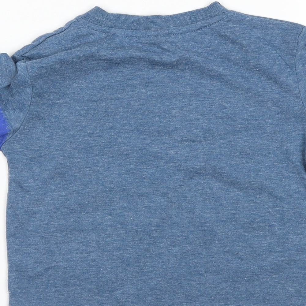 Preworn Boys Blue Basic T-Shirt Size 4 Years - nagano 32 japan