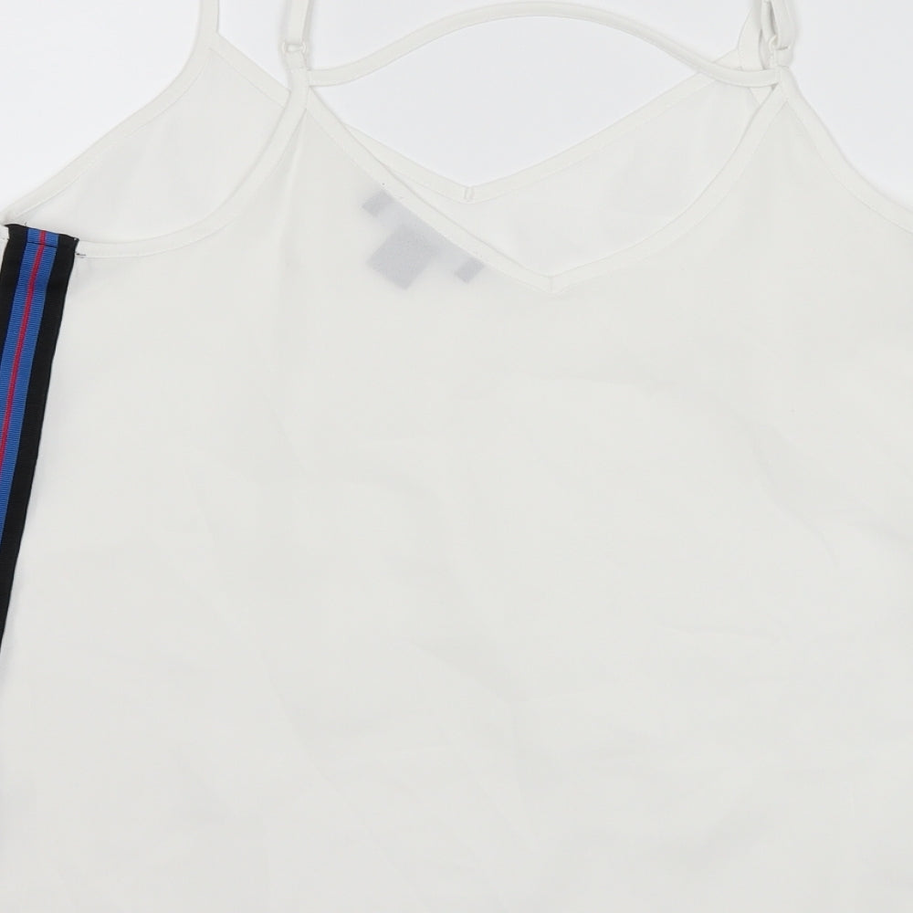 Primark Womens White Camisole Tank Size 8