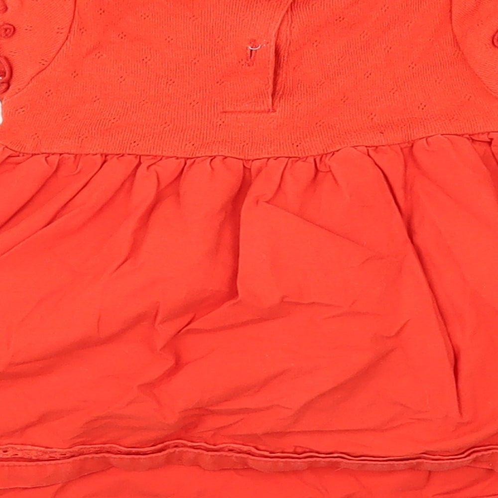 NEXT Girls Orange Fit & Flare Size 3-6 Months