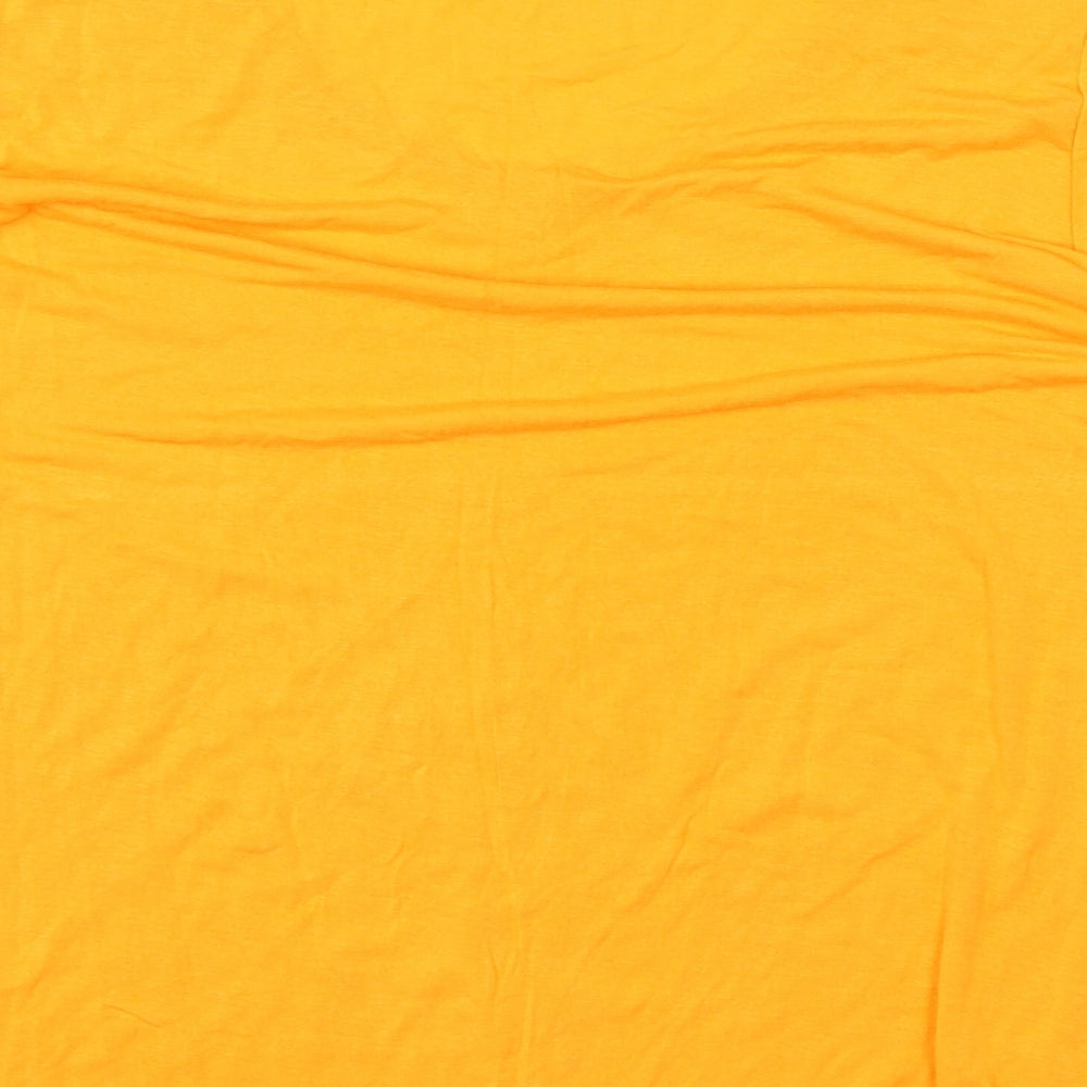 Lotus Womens Orange Basic T-Shirt Size 2XL