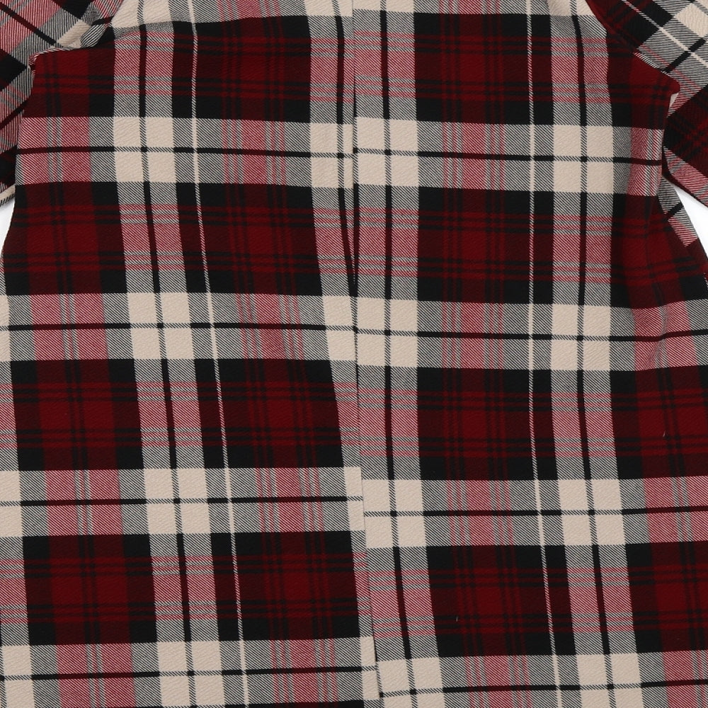 Preworn Womens Red Check Shift Size 8