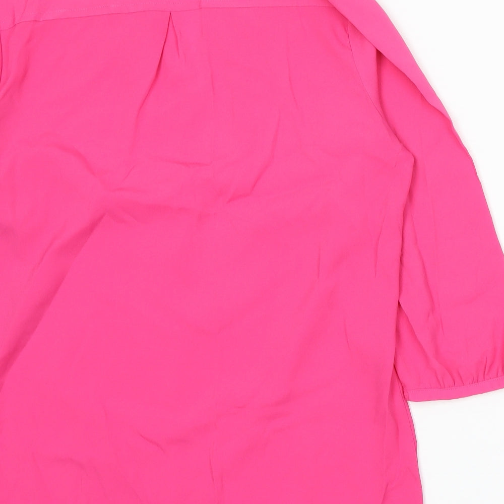 Marks & Spencer Womens Pink Basic Blouse Size 10