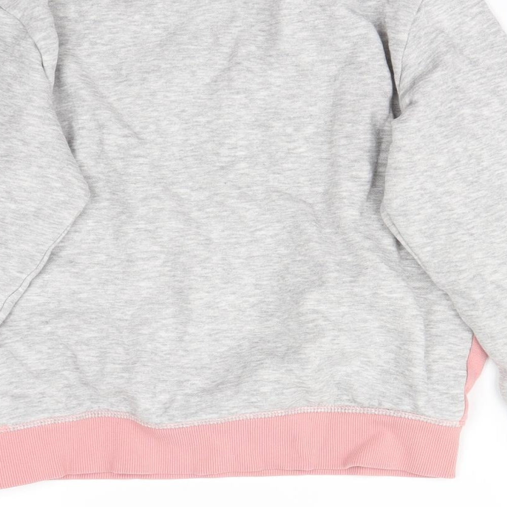 H&M Girls Pink Pullover Jumper Size 9-10 Years