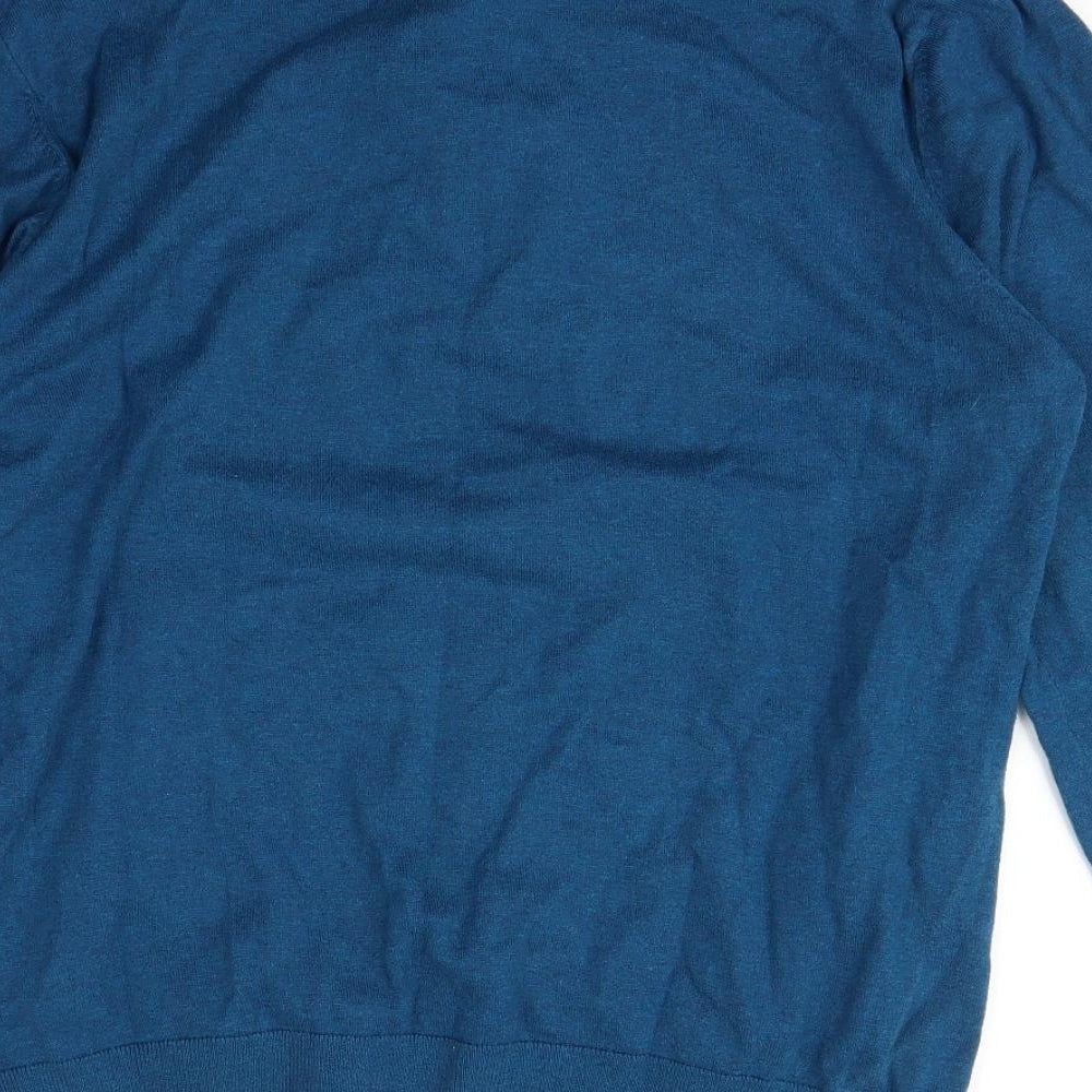Next Mens Blue Pullover Sweatshirt Size L