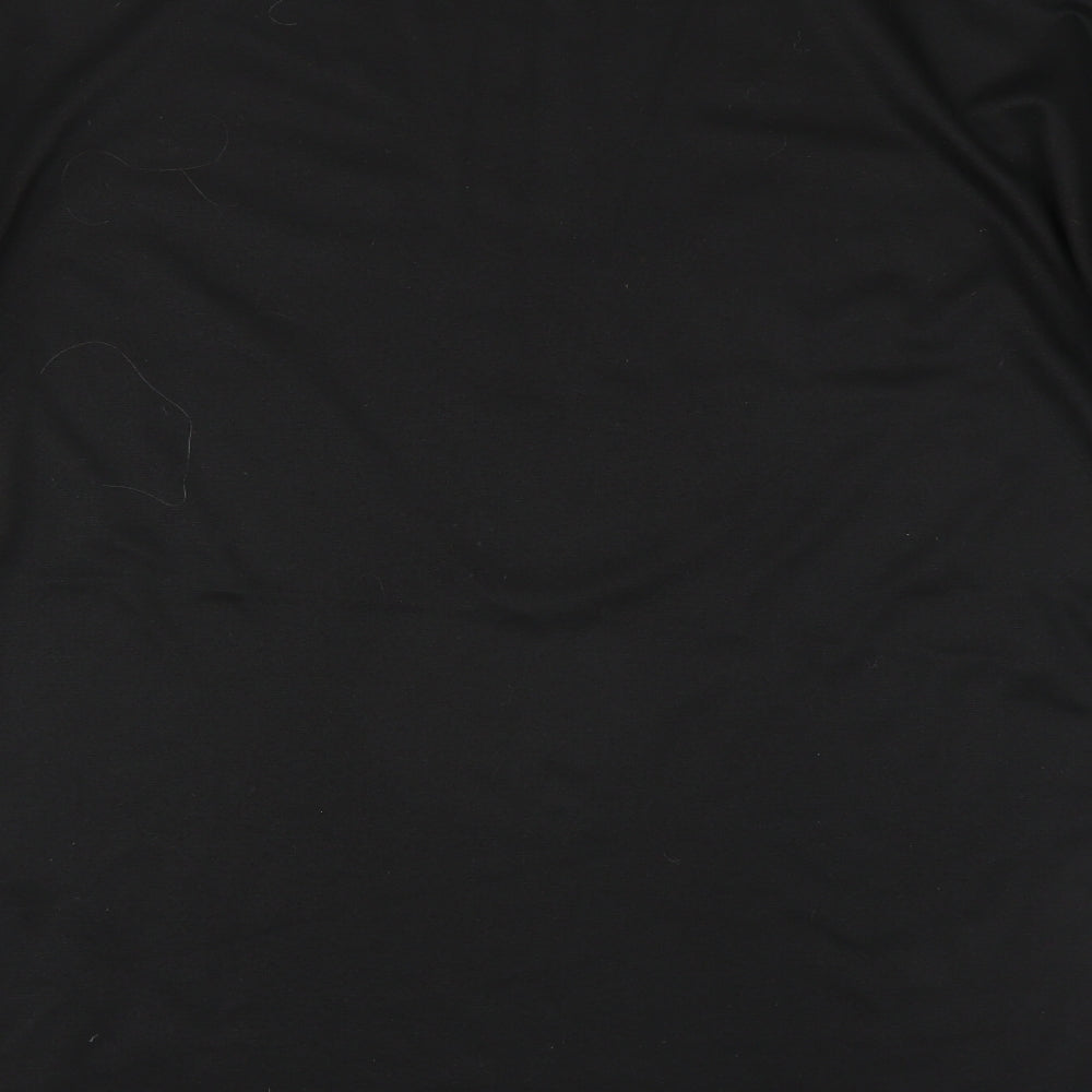 Miss Pap Womens Black T-Shirt Dress Size S