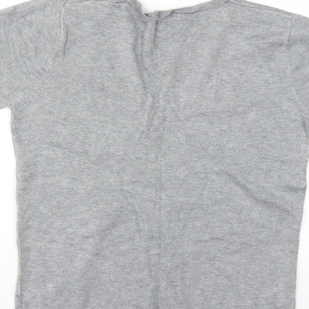Matalan Womens Grey Pullover Jumper Size 12