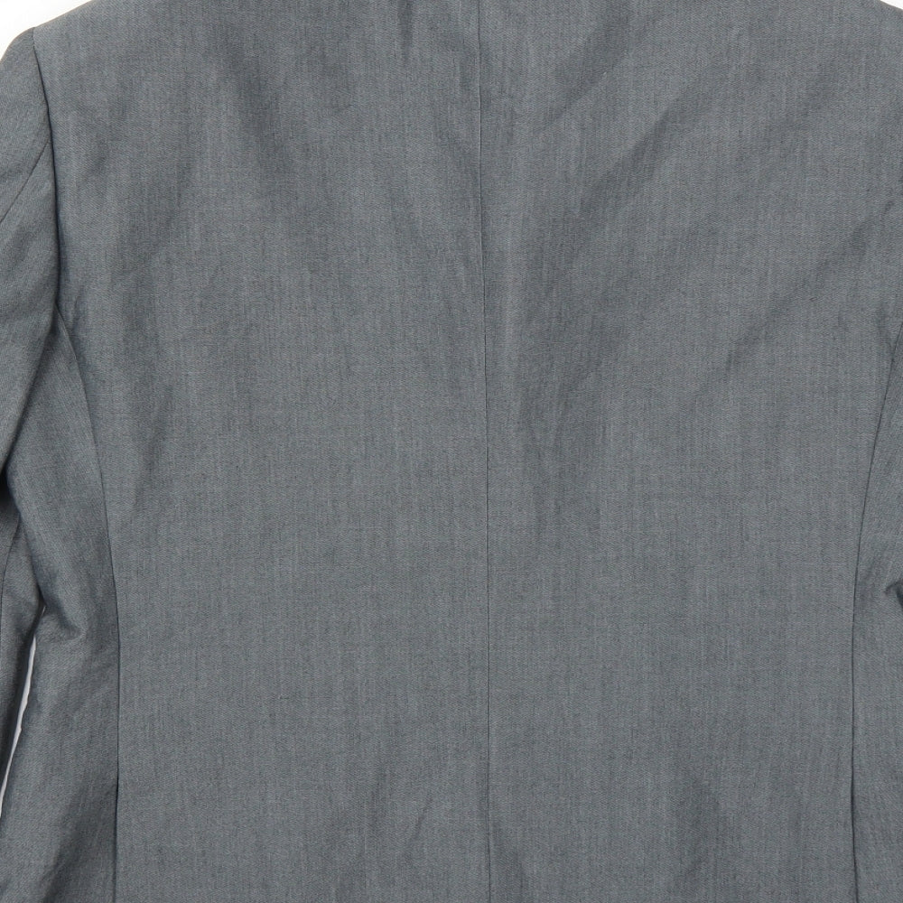 Burton Mens Grey Jacket Suit Jacket Size 38