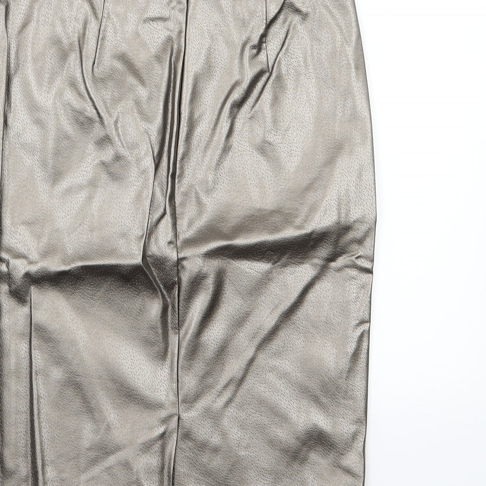 ESMARA Womens Brown Straight & Pencil Skirt Size 8 - Leather Effect