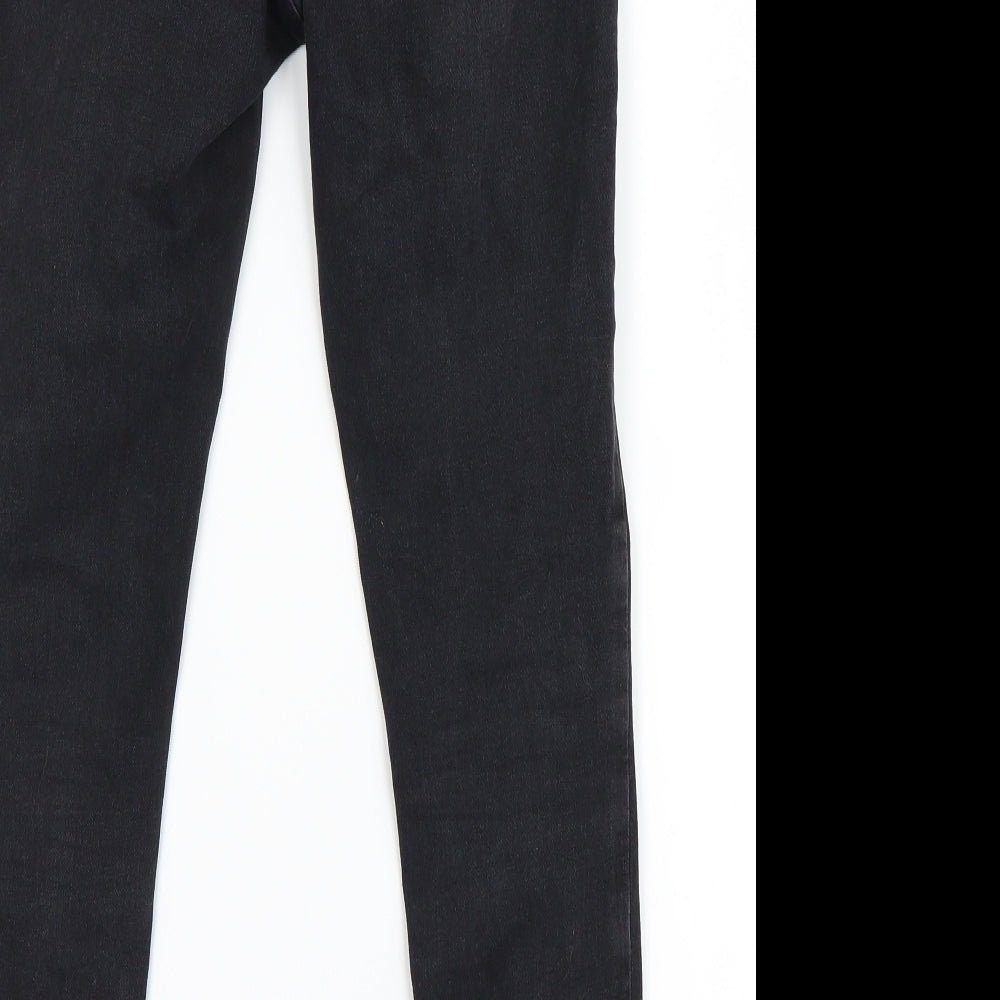 denim co Womens Black Skinny Jeans Size 8 L25 in