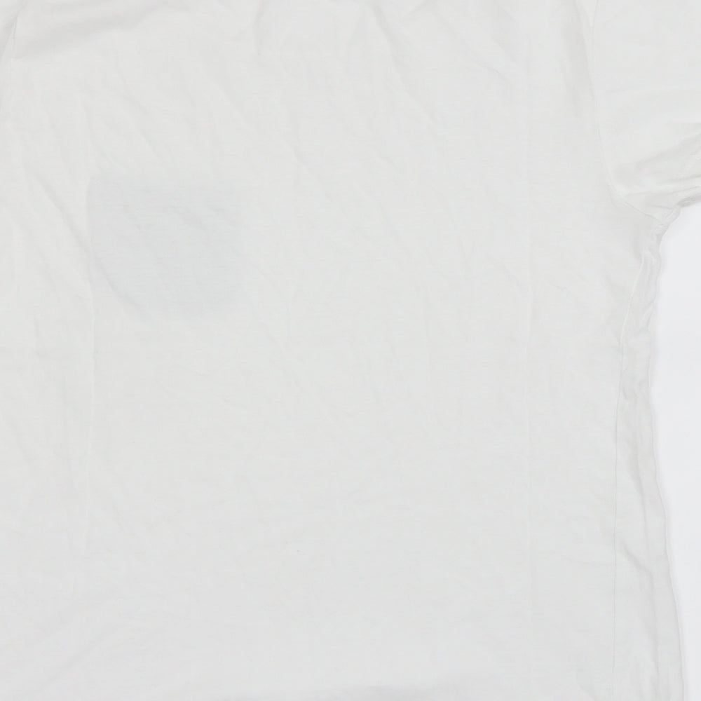 NEXT Womens White Basic T-Shirt Size XS