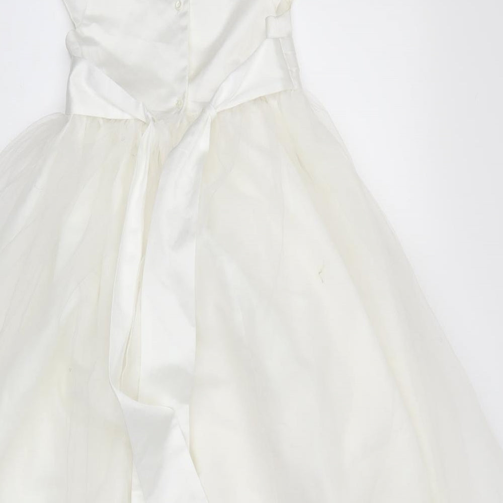 Tiger Lily Womens White Fit & Flare Size 8