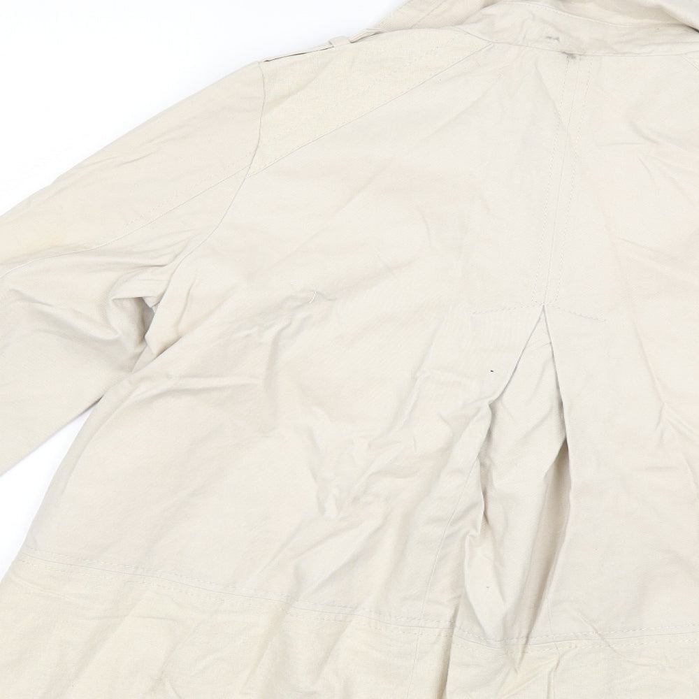 NEXT Womens White Jacket Coat Size 10