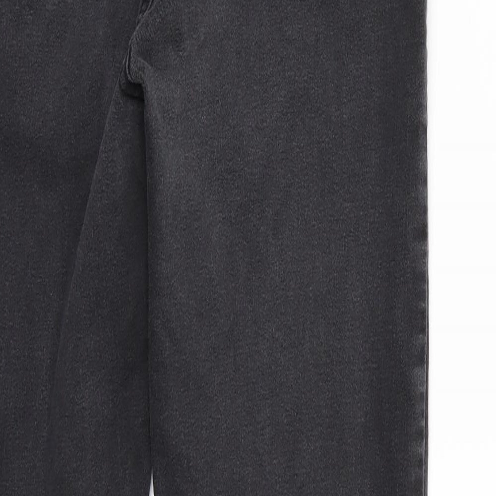 Denim & Co. Womens Black Straight Jeans Size 14 L31 in
