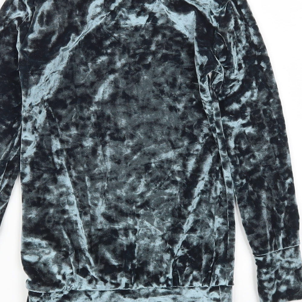 Silk Girls Blue Pullover Sweatshirt Size 5-6 Years