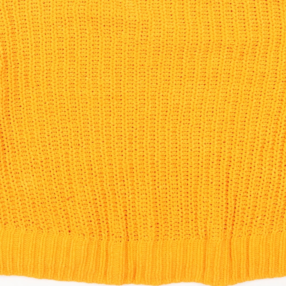 H&M Womens Orange Pullover Jumper Size 8