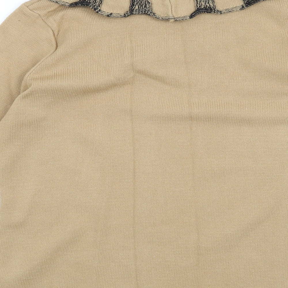 Preworn Womens Beige Pullover Jumper Size S