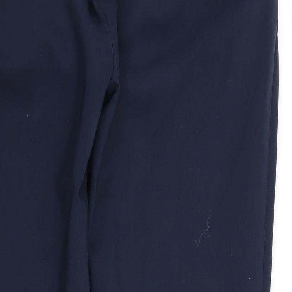 H&M Womens Blue Trousers Size 4 L26 in