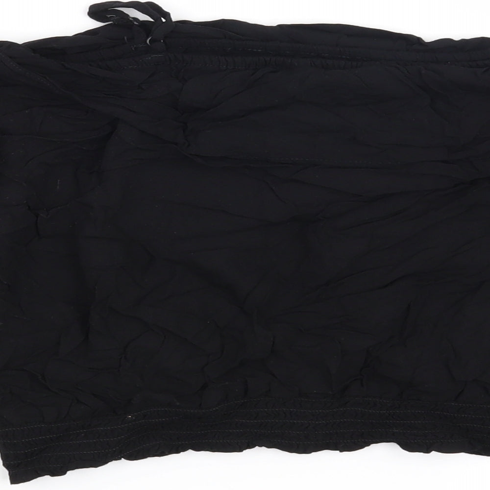 H&M Girls Black Basic Blouse Size 11 Years