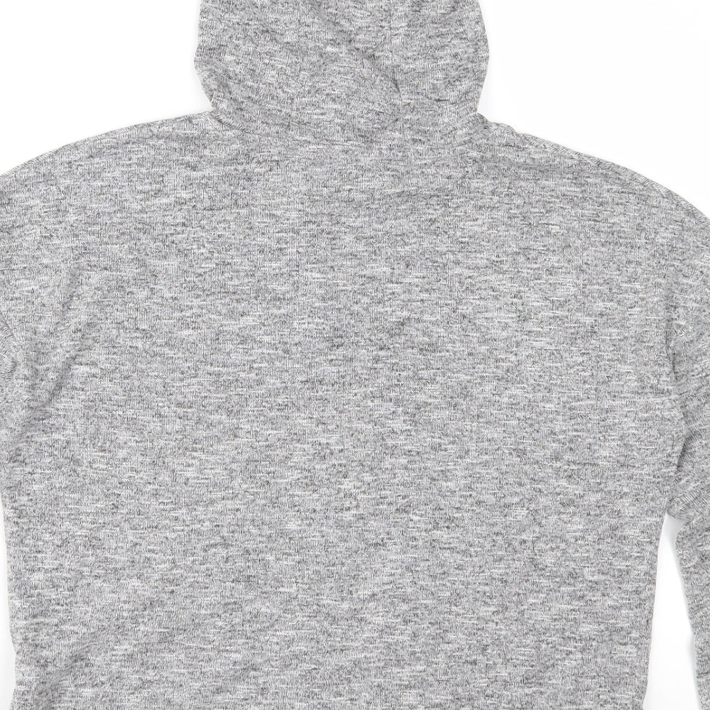 E-vie Girls Grey Jersey Pullover Hoodie Size 11-12 Years