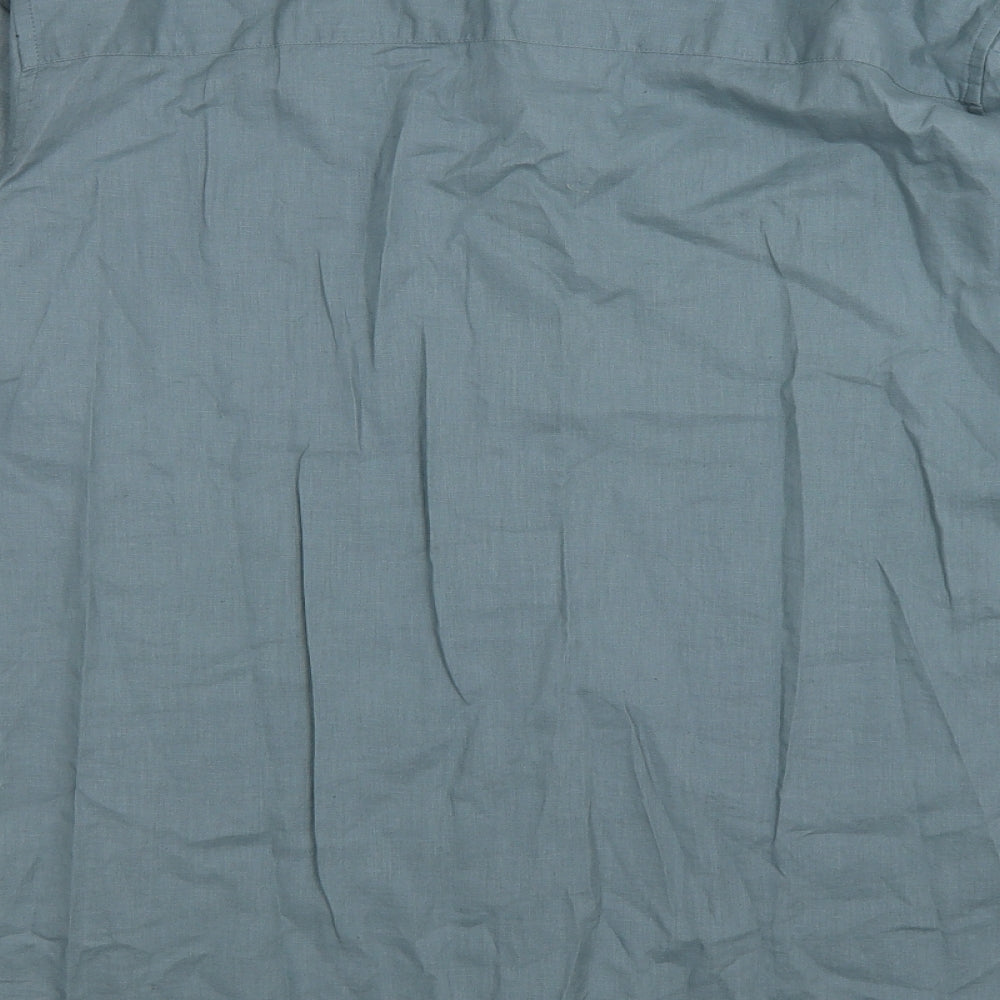 Livergy Mens Blue Button-Up Size XL