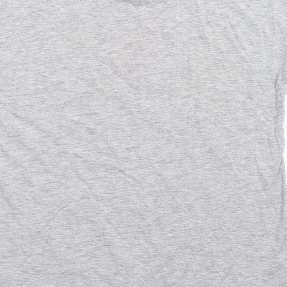 George Girls Grey Basic T-Shirt Size 7-8 Years - hance