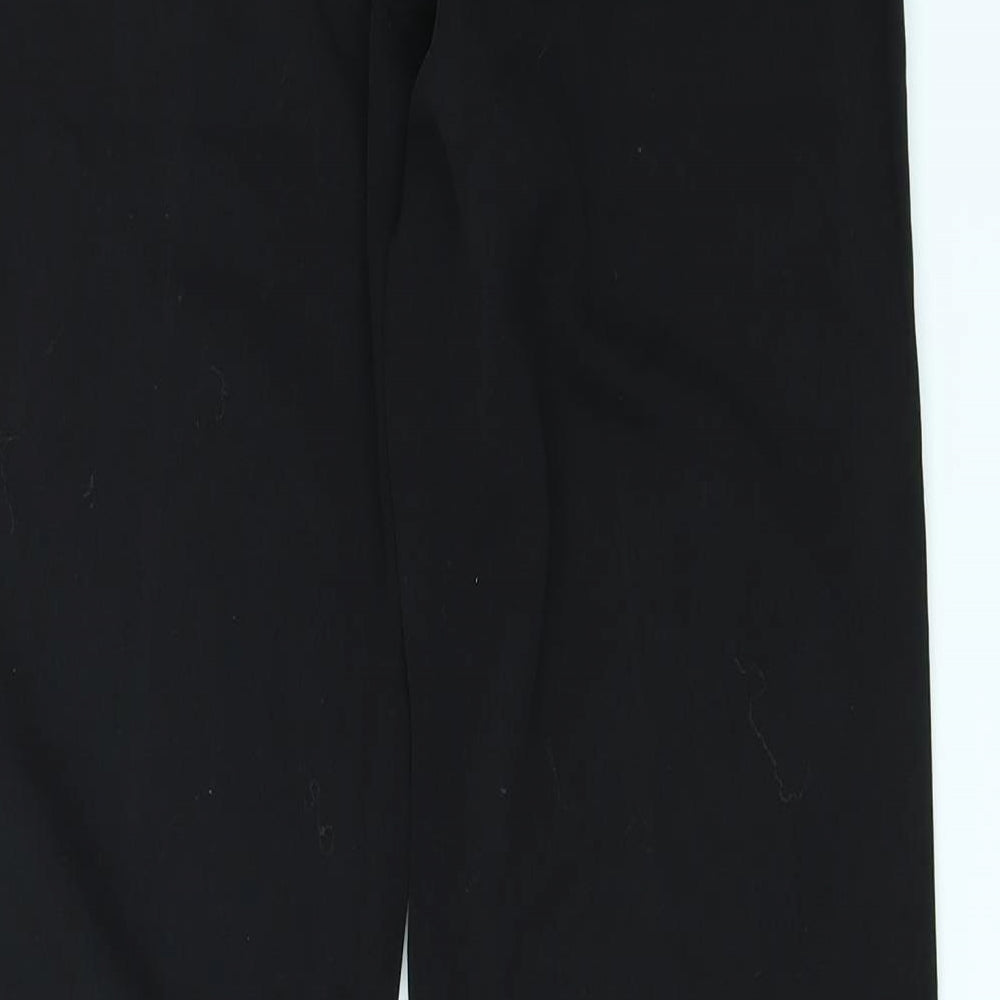 Etam Womens Black Chino Trousers Size 8 L27 in