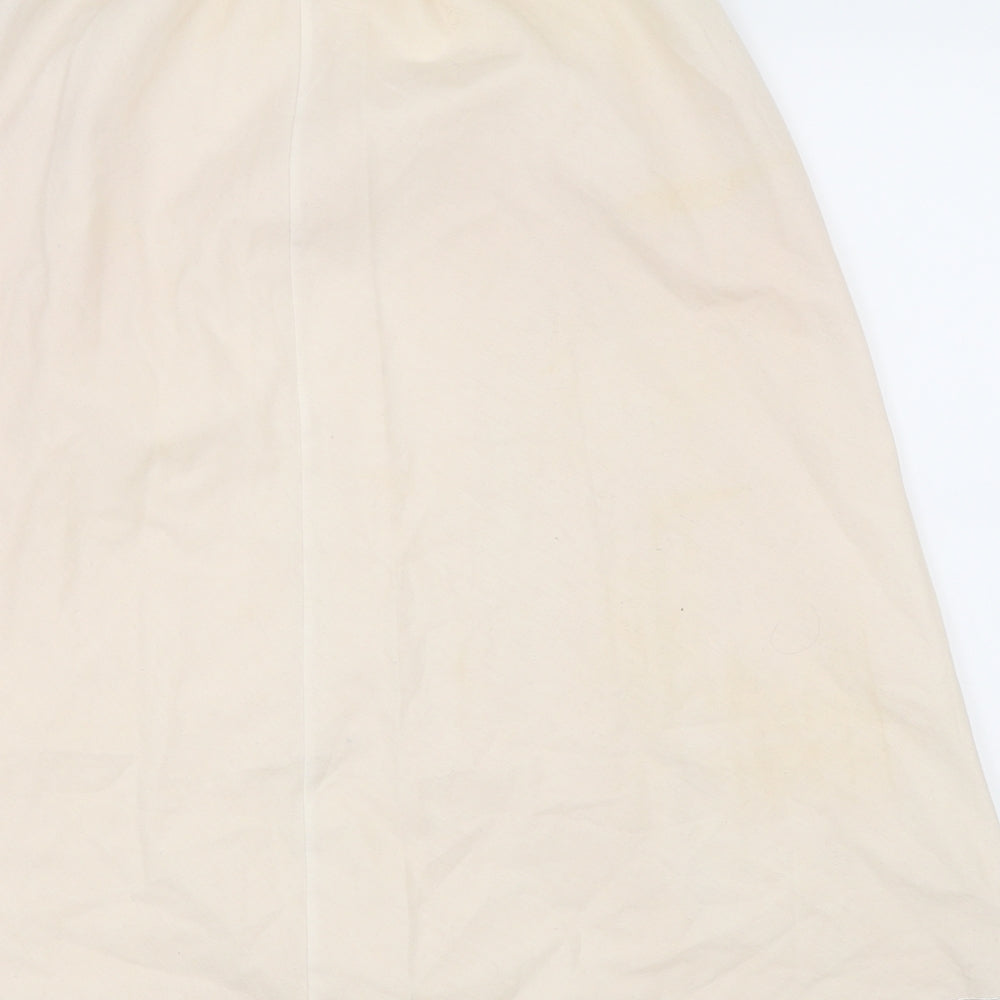 BHS Womens Beige Pettiskirt Skirt Size 12