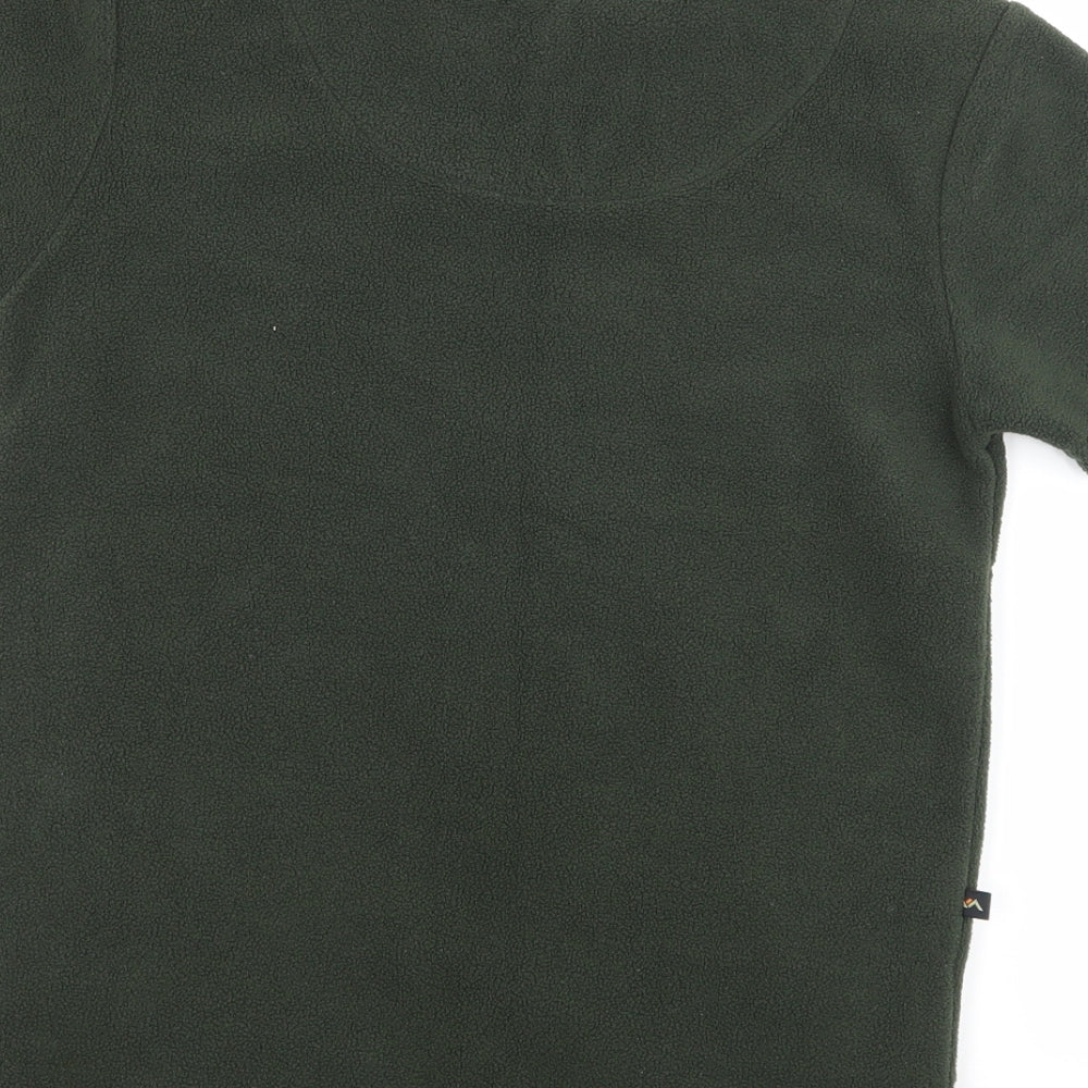 back country Boys Green Fleece Basic T-Shirt Size 8 Years